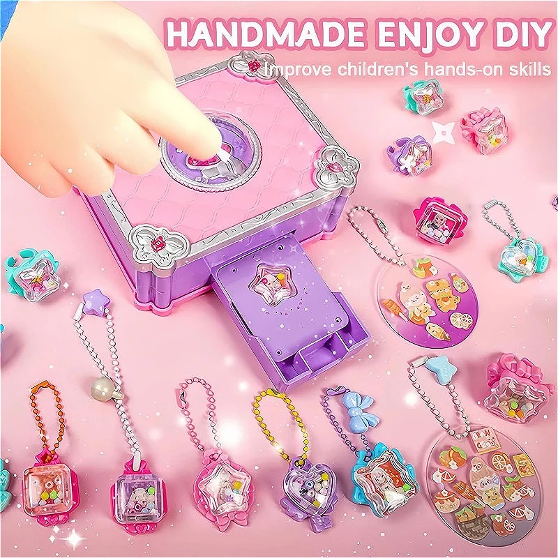 Jewelry Making For Kids - 3D Sticker Maker Kit DIY Jewelry