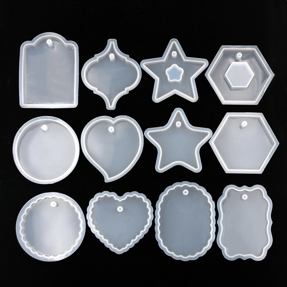 Jewelry Making Techniques - 1PC tag silicone mold Resin Silicone