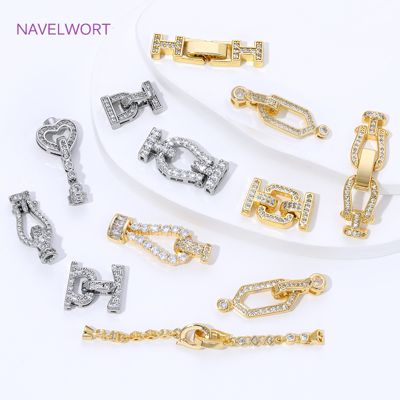 Jewelry Making Metal - 18K Gold Plated Brass Jewelry Clasps