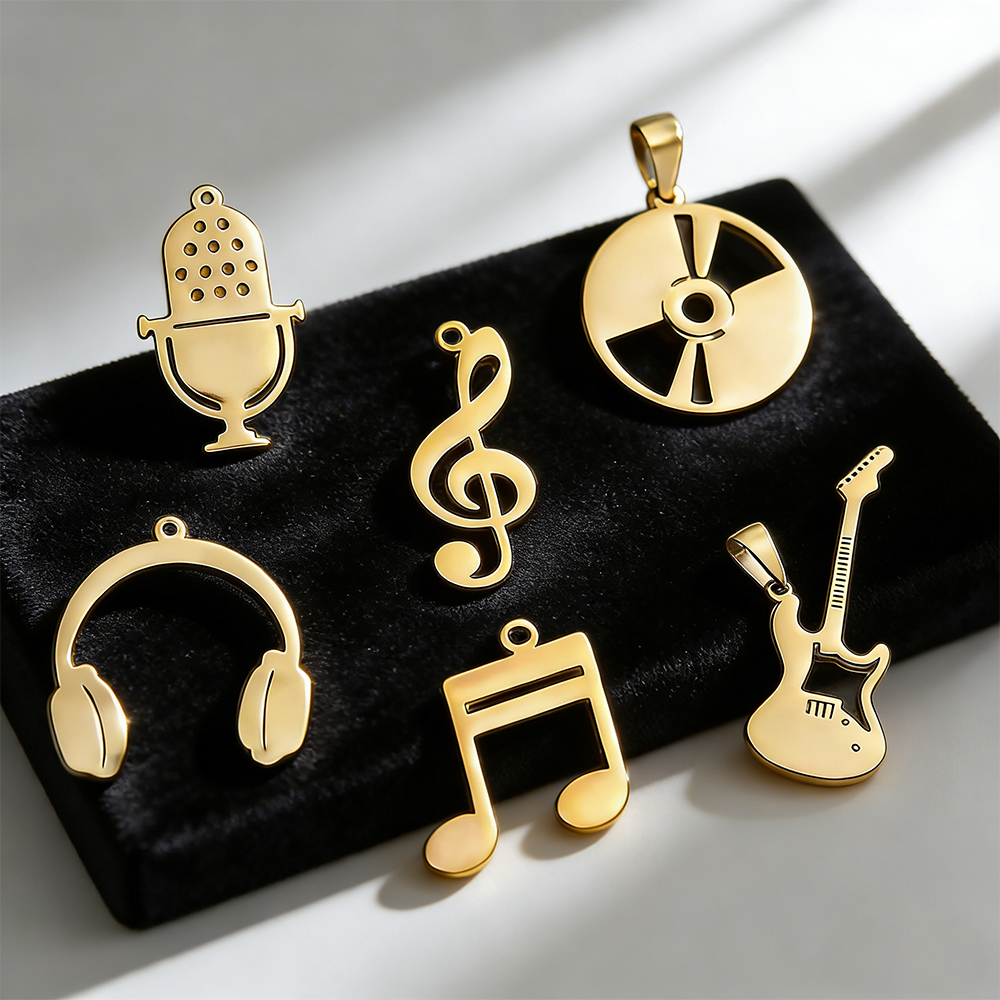 Jewelry Making Notes - EUEAVAN 5pcs Music Note Guitar Stainless