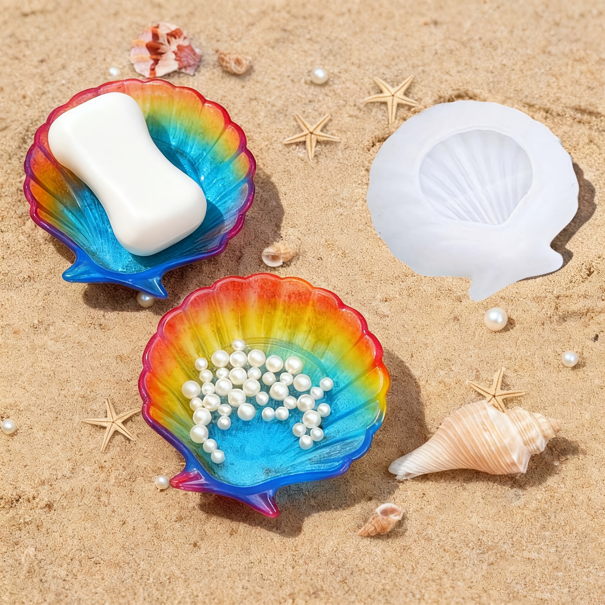 Resin Mold Jewelry - 1 piece of silicone shell resin