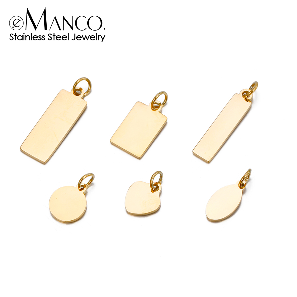 Making Custom Jewelry - e-Manco Custom Logo Tags Stainless Steel