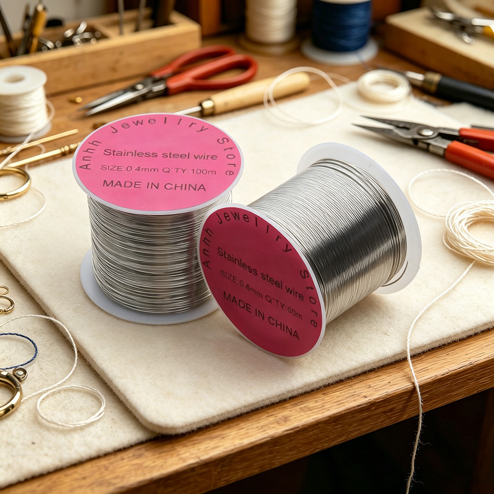 Jewelry Making Thread - SS304 Stainless Steel Soft Wire 0.2-0.6mm
