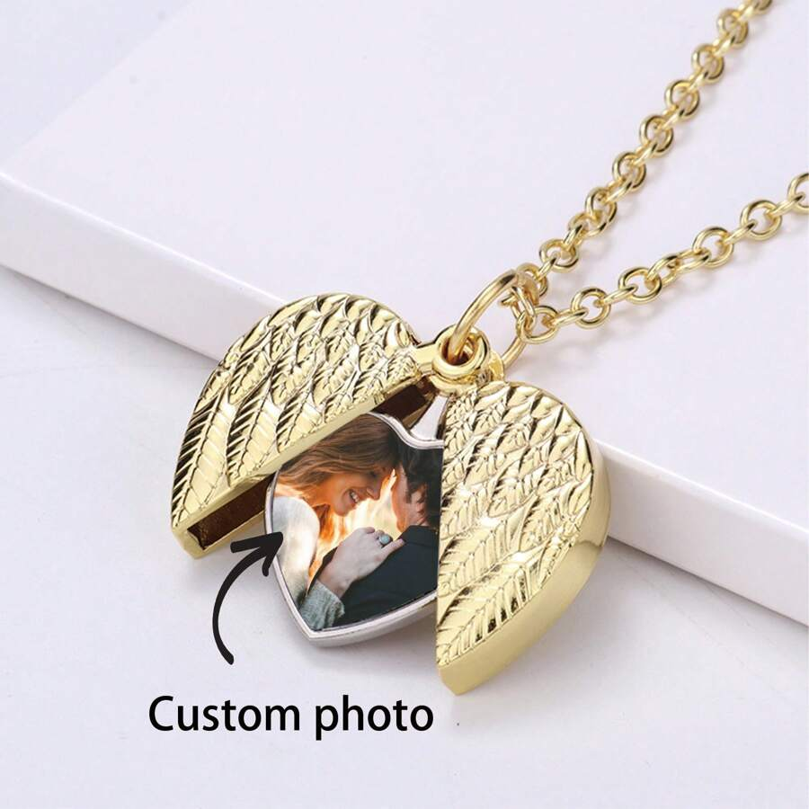 Making Custom Jewelry - Custom photo pendant commemorative necklace, personalised
