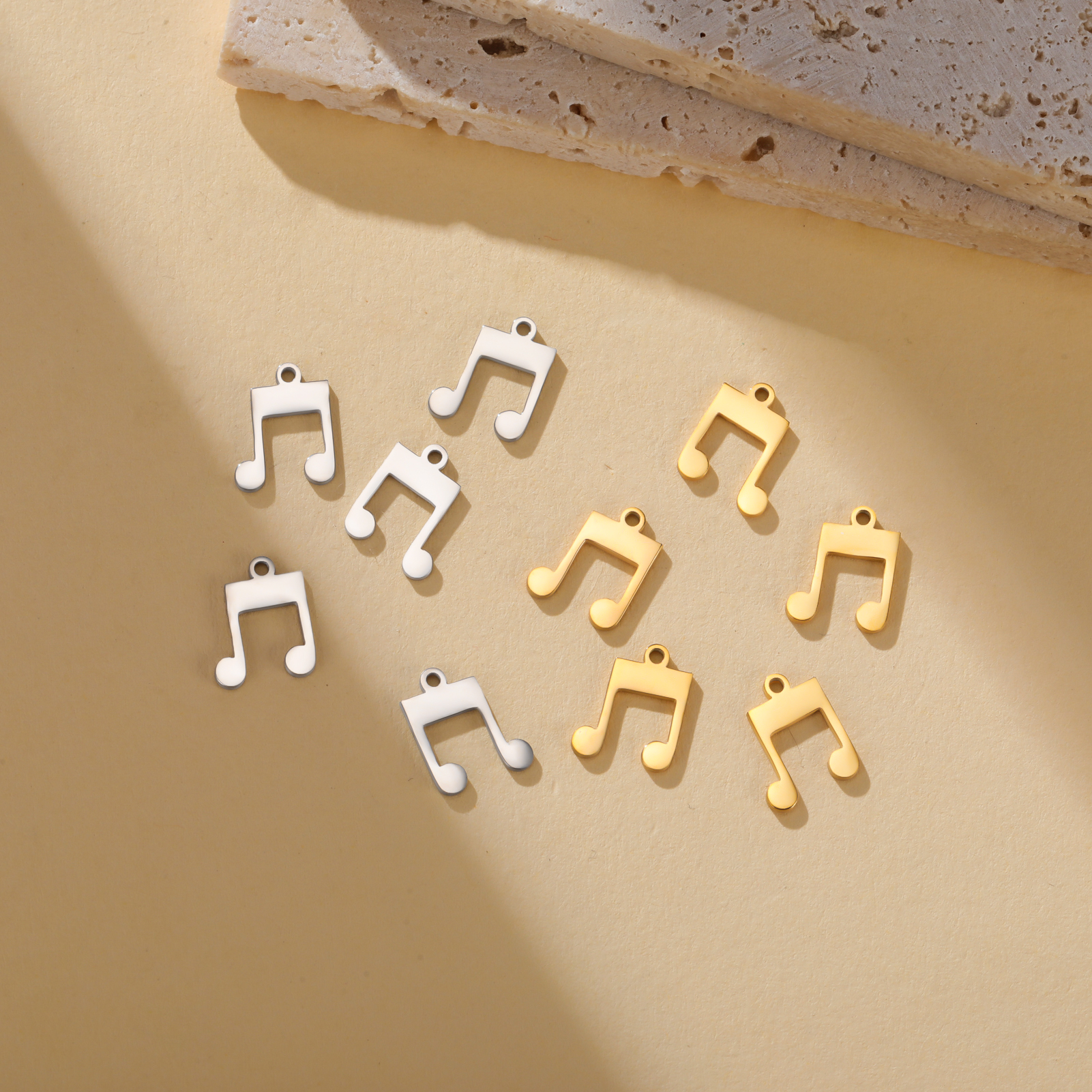 Jewelry Making Notes - EUEAVAN 5pcs Music Note Stainless Steel