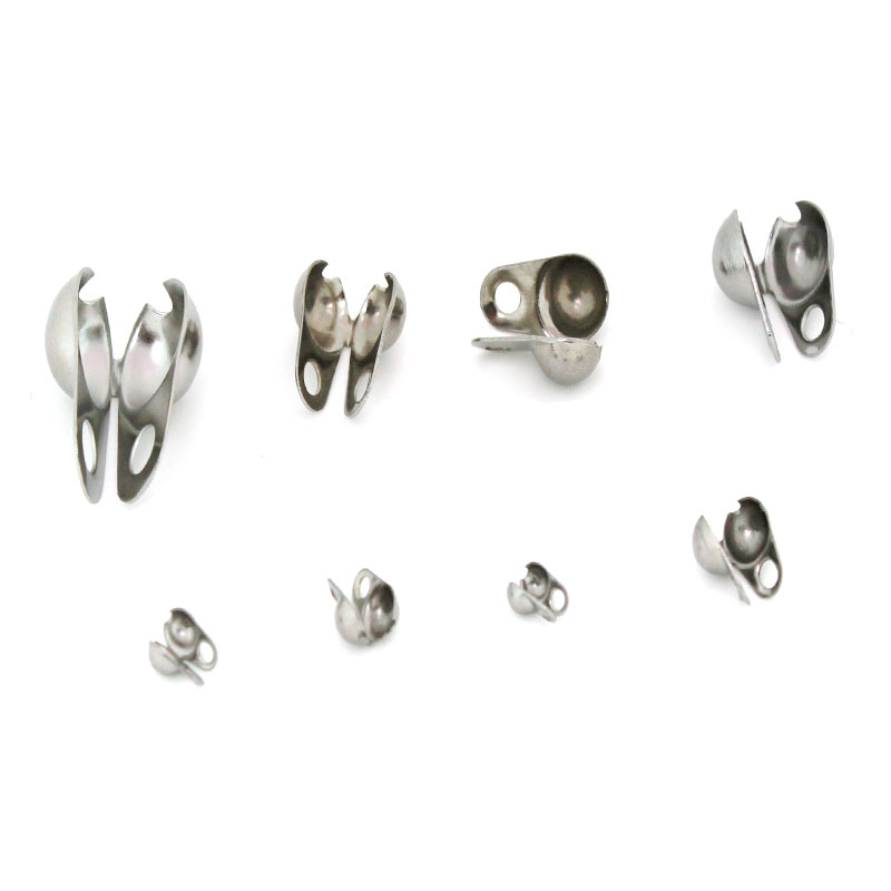 Jewelry Making Bead - 50Pcs 1.5-6mm Stainless Steel Ball Chain