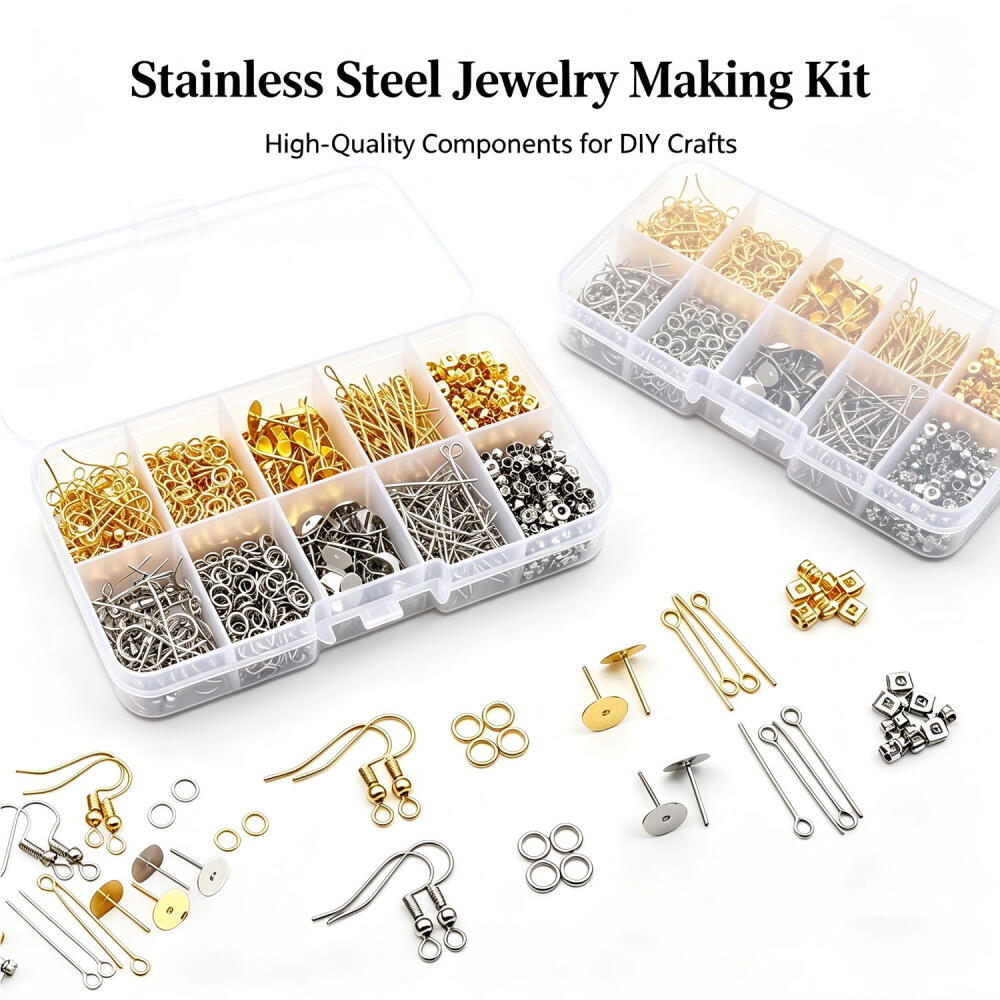 Jewelry Making Box - 1 Set Box Ear Hook Single