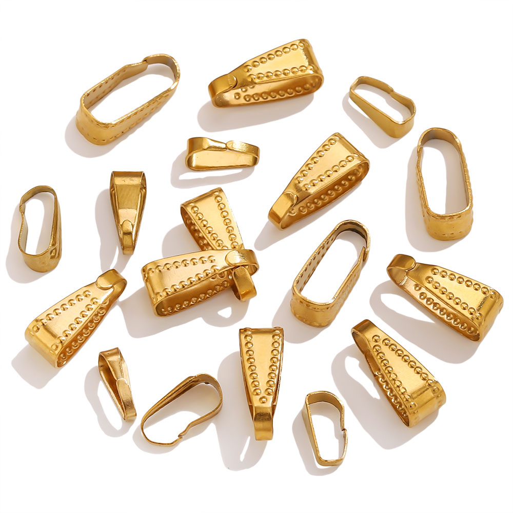 50pcs Gold Color Stainless Ste - đánh giá và giá Jewelry Making Supplies Wholesale