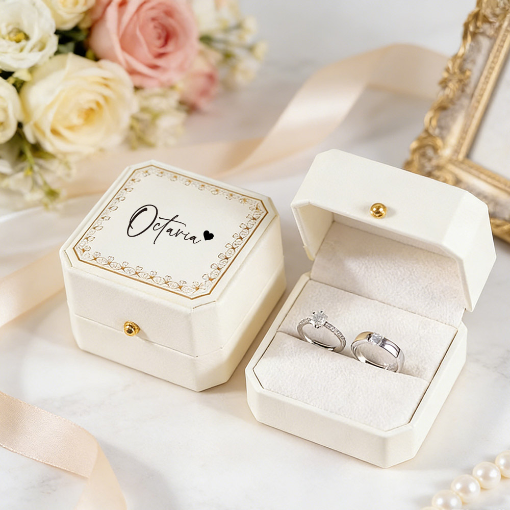Personalized Faux Leather Ring - đánh giá và giá Jewelry Making Box