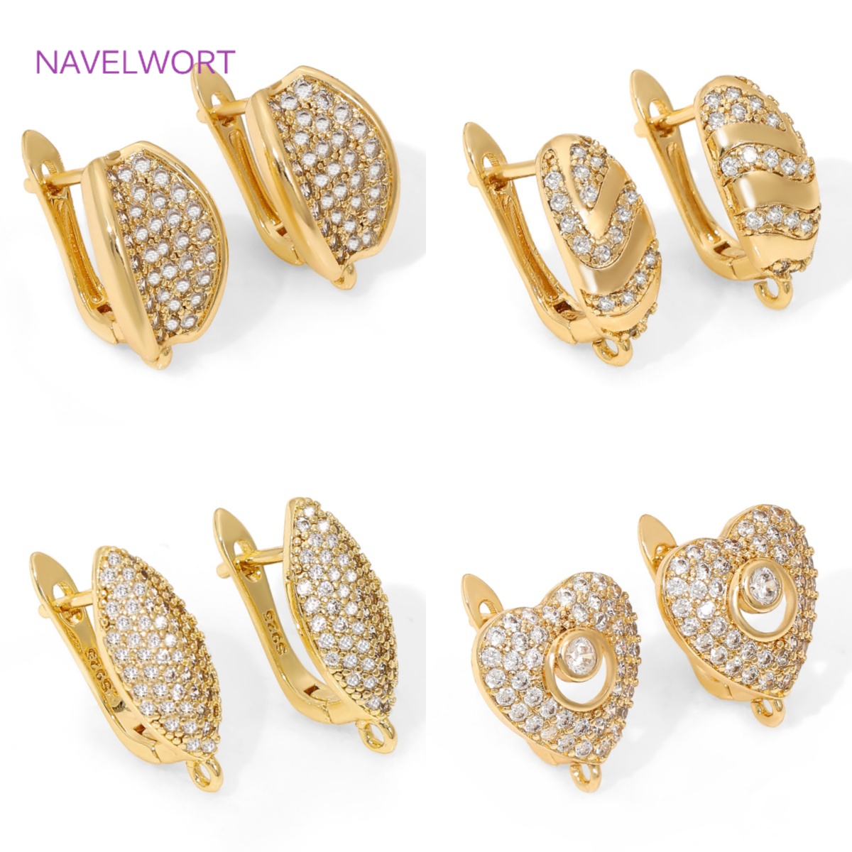 18K Gold Plated Brass Earwires - đánh giá và giá Jewelry Making Set