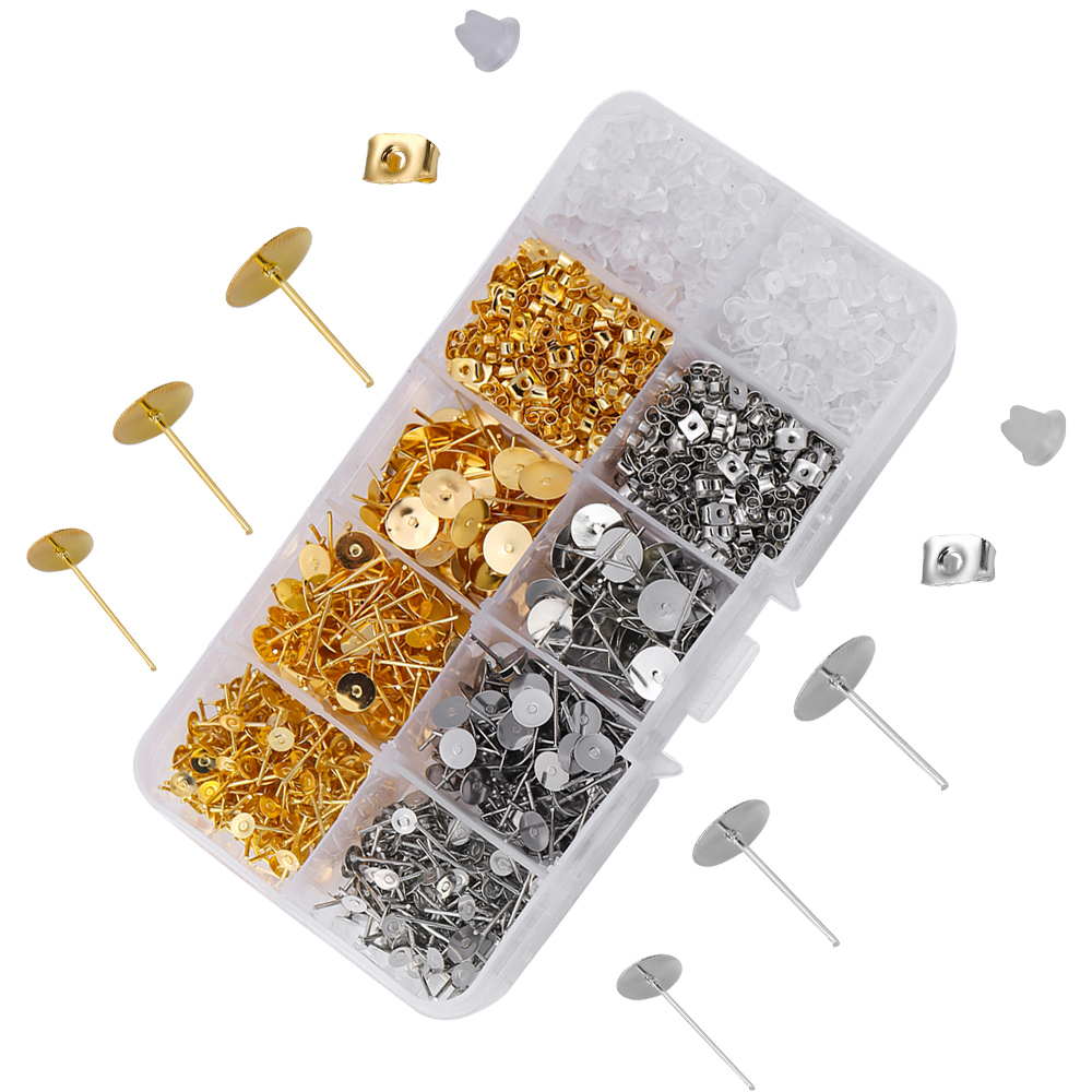 1400Pcs/Lot Blank Post Earring - đánh giá và giá Jewelry Making Box