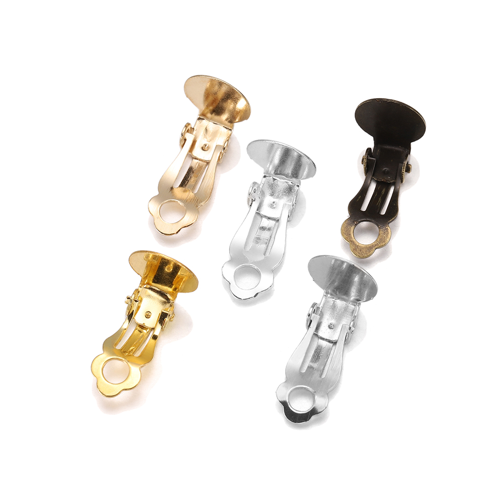 50pcs/Lot 10mm Meatl Ear Clips - đánh giá và giá Jewelry Making Set