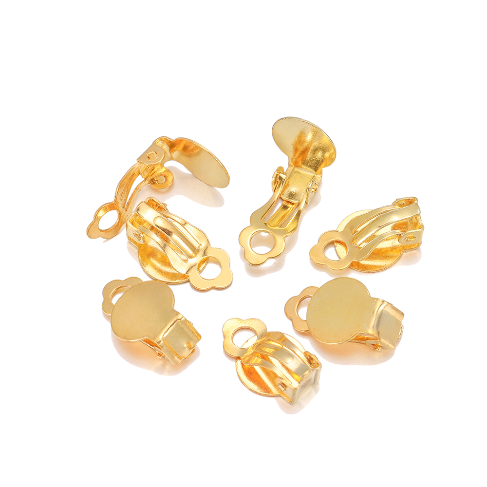 50pcs/Lot 10mm Meatl Ear Clips - đánh giá và giá Jewelry Making Set
