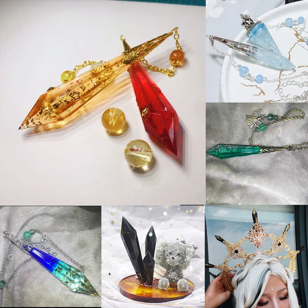 1pcs DIY Crystal Pendulum Epox - đánh giá và giá Jewelry Making Techniques