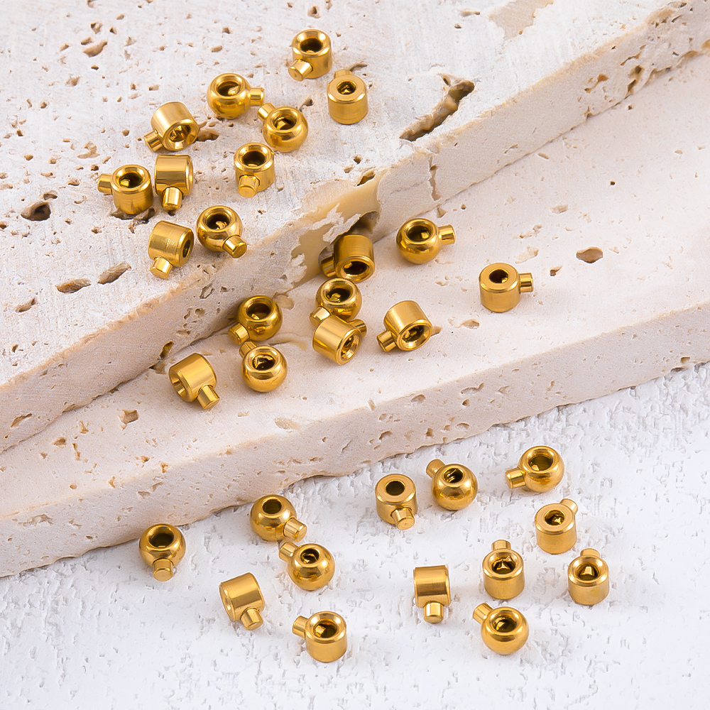 10pcs 20pcs Gold Plated Stainl - đánh giá và giá Jewelry Making Thread