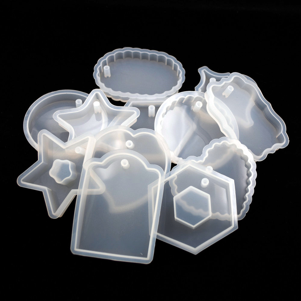 1PC tag silicone mold Resin Si - đánh giá và giá Jewelry Making Techniques