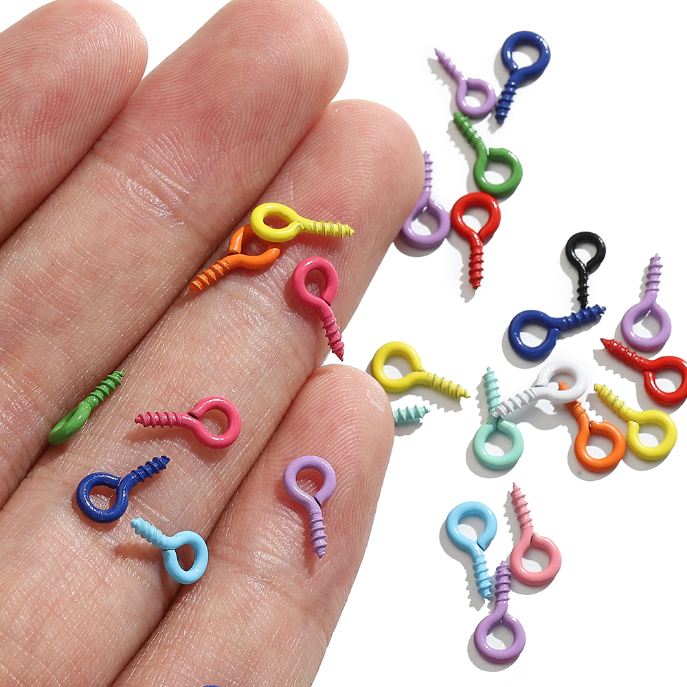 100pcs Color Small Spiral Shee - đánh giá và giá Jewelry Making Metal