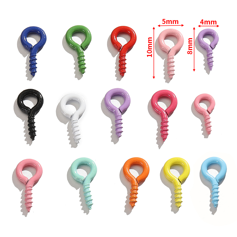 100pcs Color Small Spiral Shee - đánh giá và giá Jewelry Making Metal