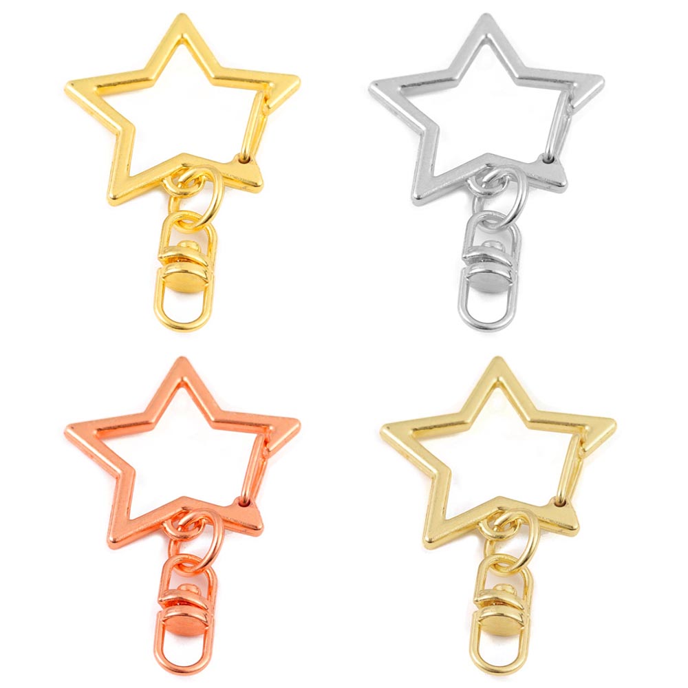 10Pcs Alloy Star Shaped Snap K - đánh giá và giá Jewelry Making Metal