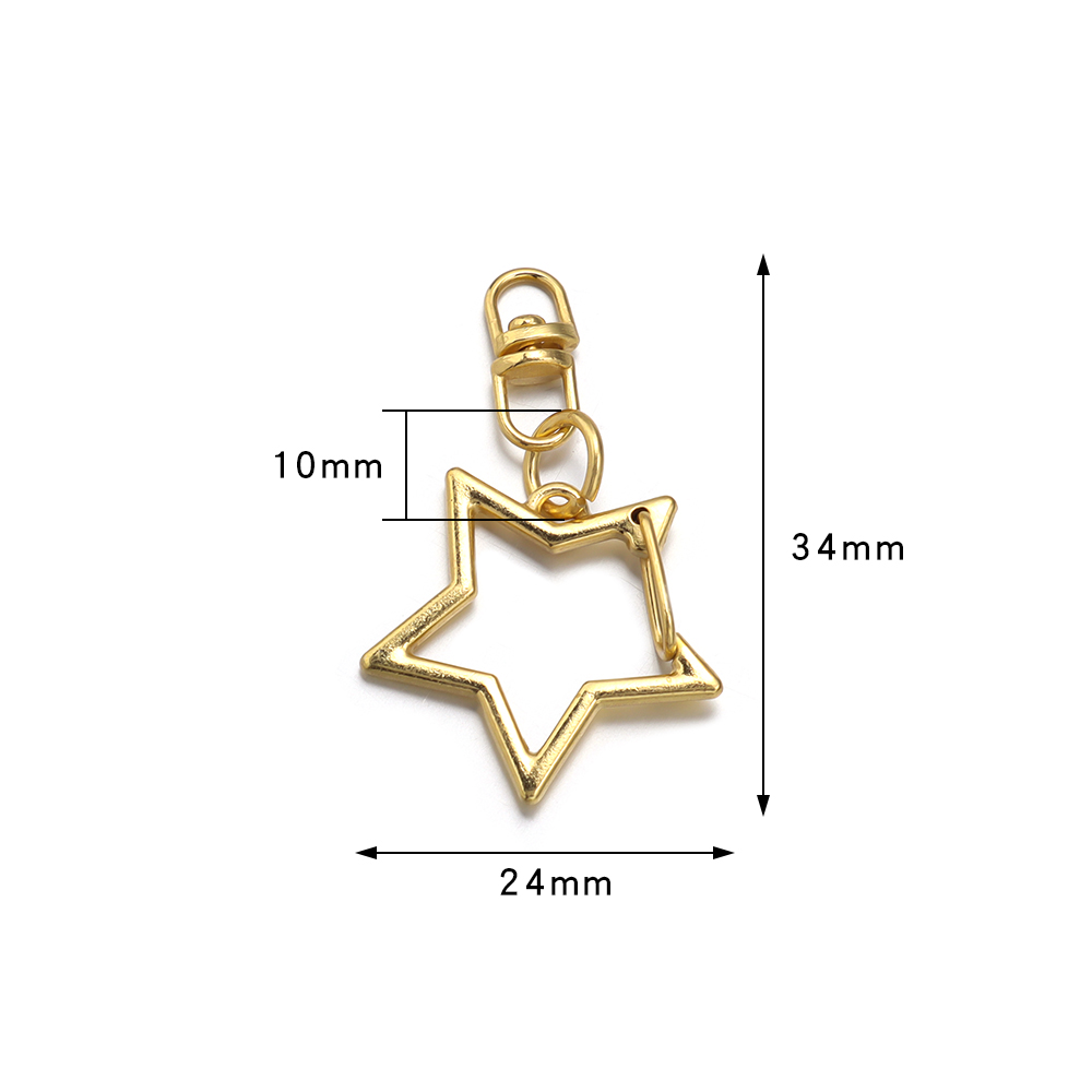 10Pcs Alloy Star Shaped Snap K - đánh giá và giá Jewelry Making Metal