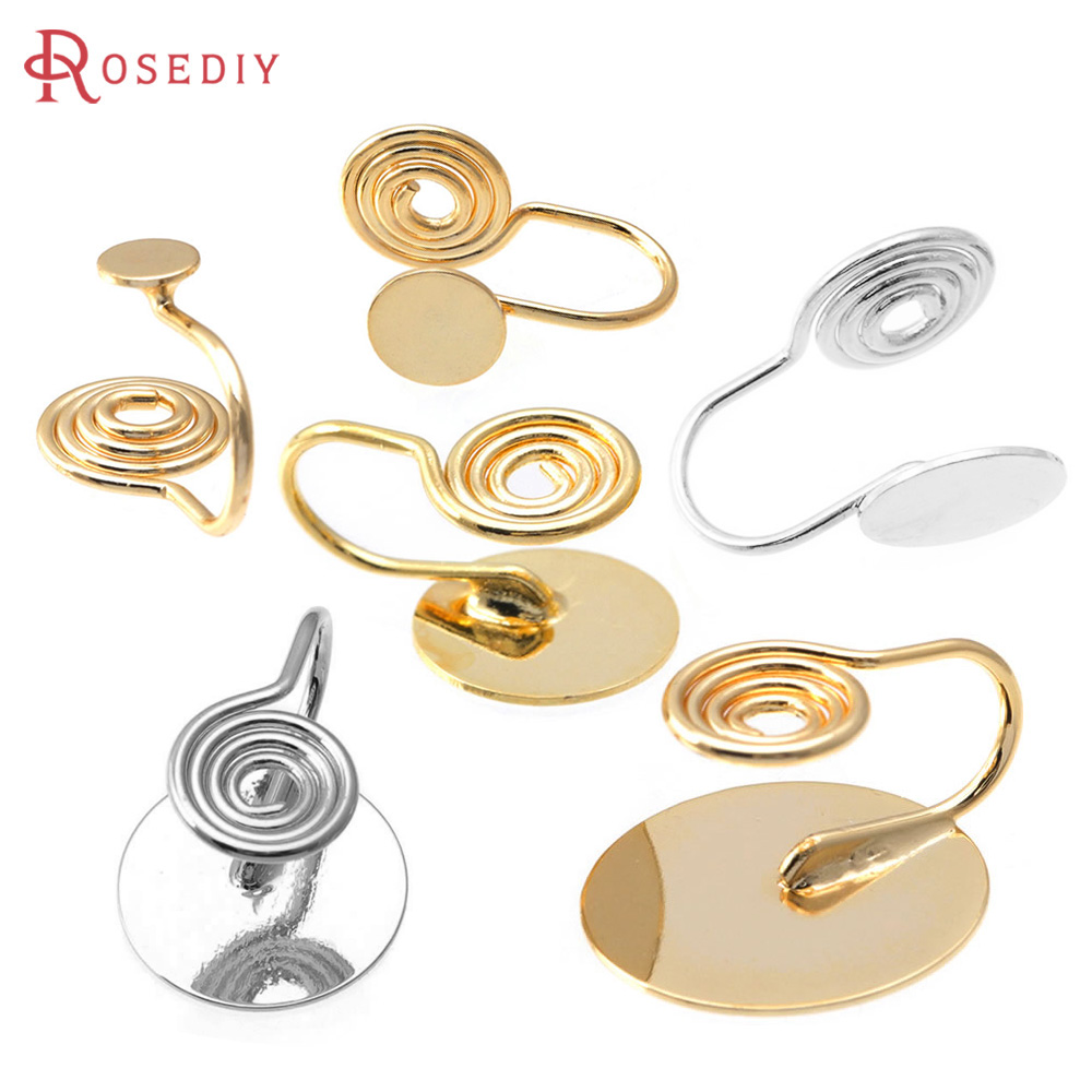 10PCS 4MM~14MM 18K Gold Color  - đánh giá và giá Jewelry Making Set