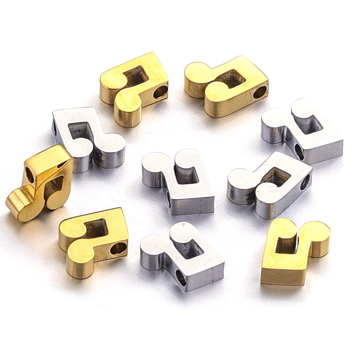 5pcs Stainless Steel Gold Plat - đánh giá và giá Jewelry Making Notes