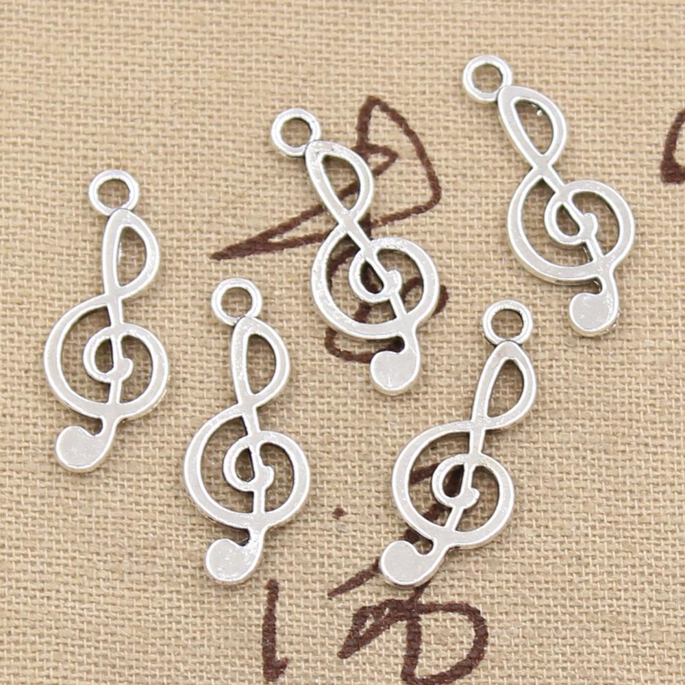 30pcs Charms Musical Note 26x1 - đánh giá và giá Jewelry Making Notes