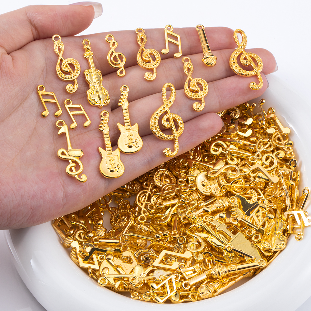50g Alloy Retro Musical Note S - đánh giá và giá Jewelry Making Notes