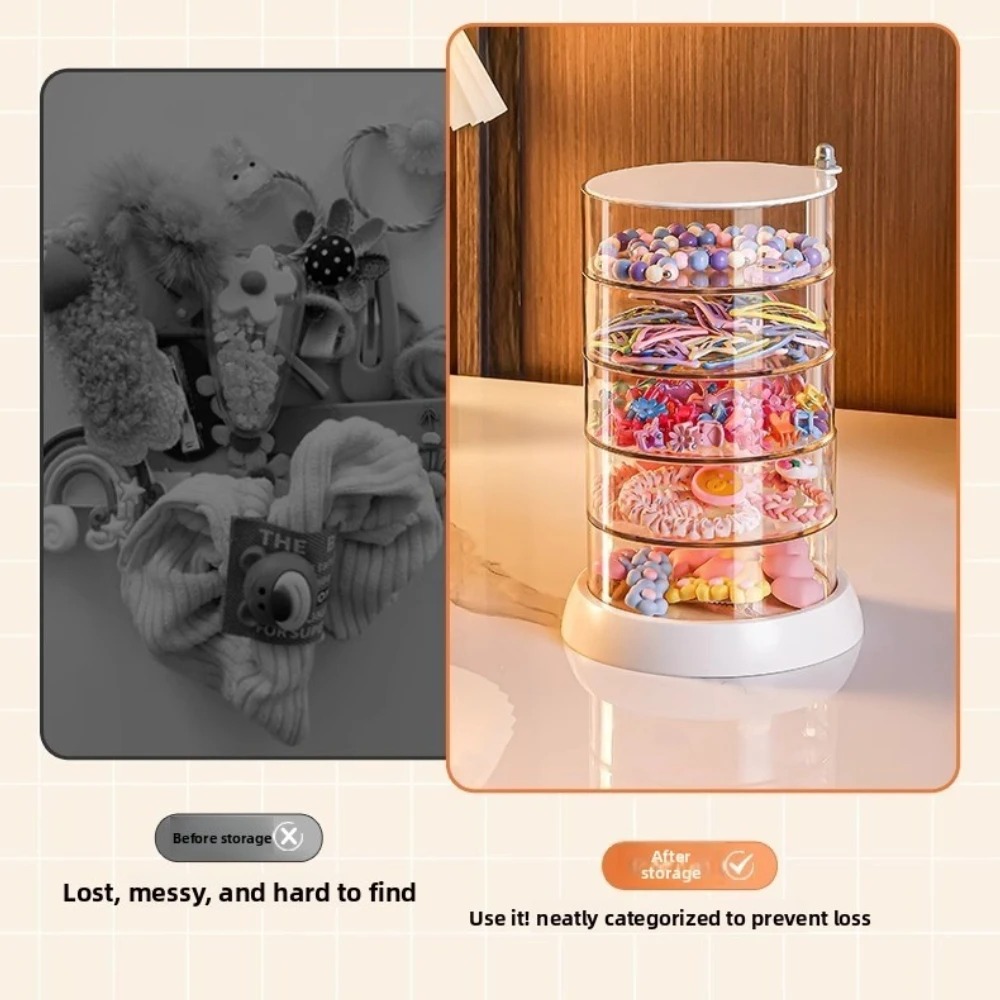 360 Rotating Clear Hair Access - đánh giá và giá Jewelry Making Box