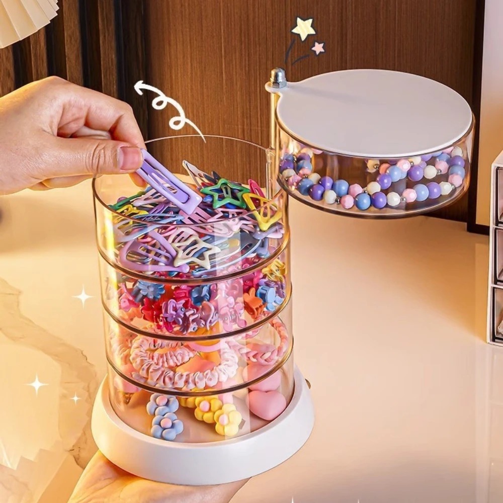 360 Rotating Clear Hair Access - đánh giá và giá Jewelry Making Box