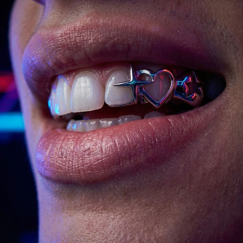 18K Gold-Plated Teeth Grillz O - đánh giá và giá Making Custom Jewelry