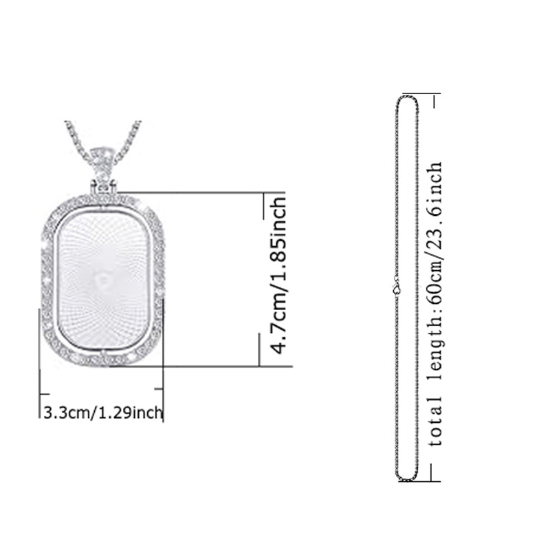 Personalized Custom Rectangula - đánh giá và giá Making Custom Jewelry