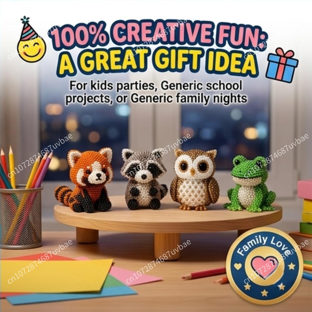 Mini 3D Animal Bead Crafting S - đánh giá và giá Jewelry Making For Kids