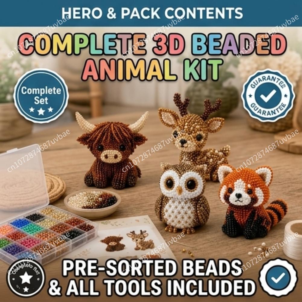 Mini 3D Animal Bead Crafting S - đánh giá và giá Jewelry Making For Kids