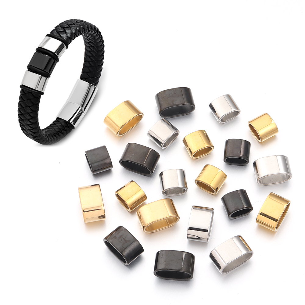 6pcs Flat Stainless Steel Tube - đánh giá và giá Jewelry Making Bead