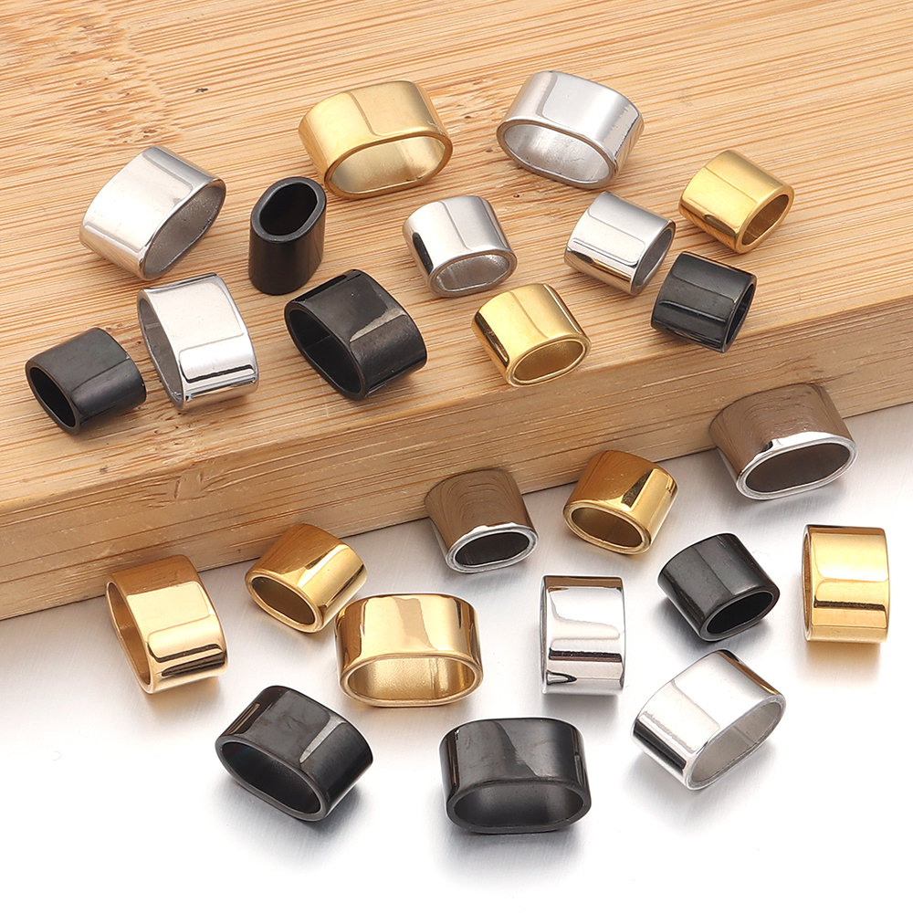 6pcs Flat Stainless Steel Tube - đánh giá và giá Jewelry Making Bead