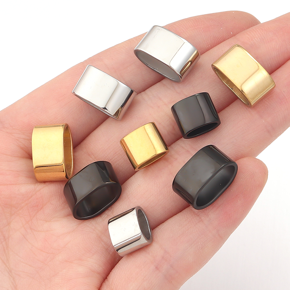 6pcs Flat Stainless Steel Tube - đánh giá và giá Jewelry Making Bead