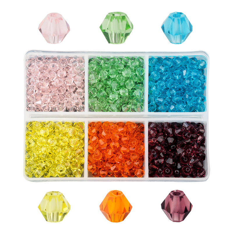 600pcs/lot 4mm 5238 bicone bea - đánh giá và giá Jewelry Making For Kids
