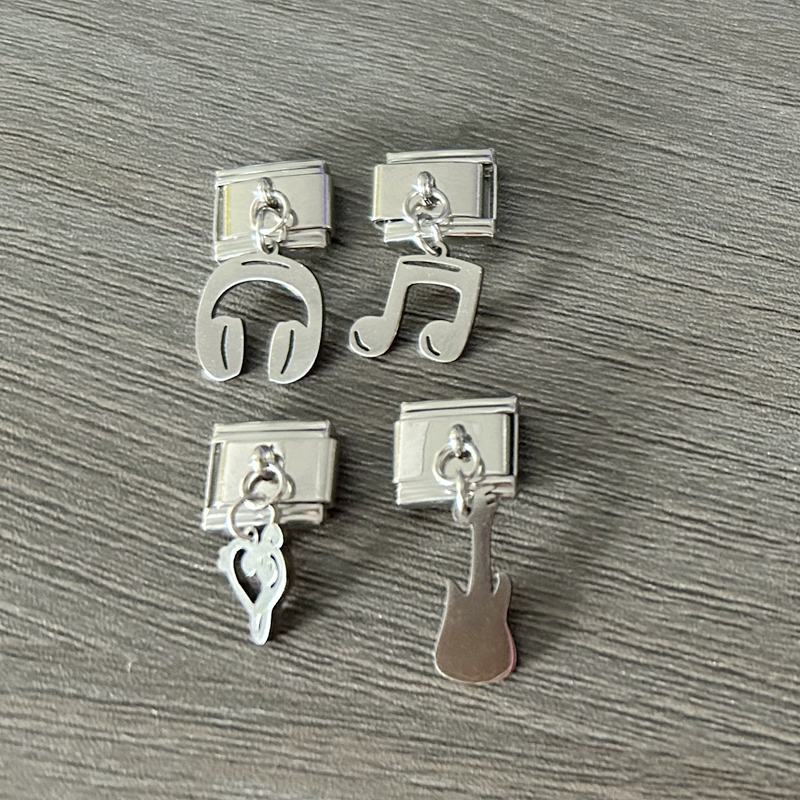 Trendy Rock Music Heart Note E - đánh giá và giá Jewelry Making Notes