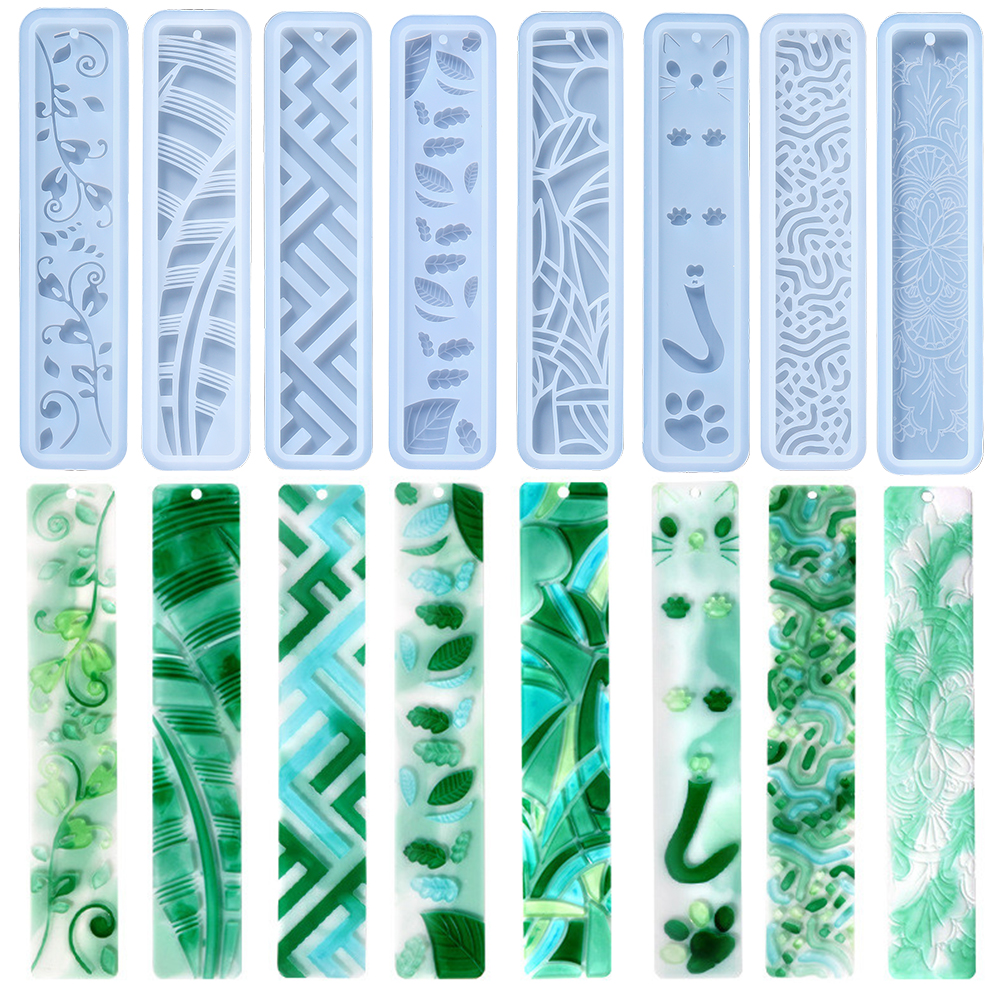 Leaves Bookmark Silicone Mold  - đánh giá và giá Jewelry Making Techniques