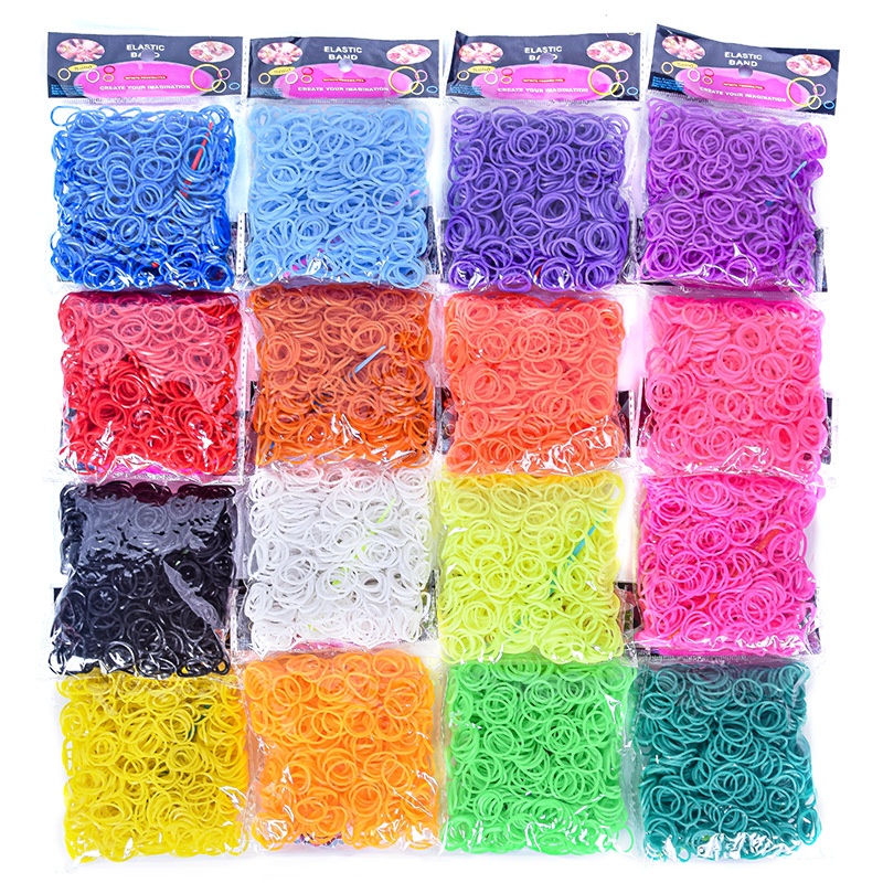 600 pieces Colorful Rubber Ban - đánh giá và giá Jewelry Making Techniques