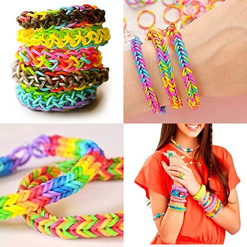 600 pieces Colorful Rubber Ban - đánh giá và giá Jewelry Making Techniques