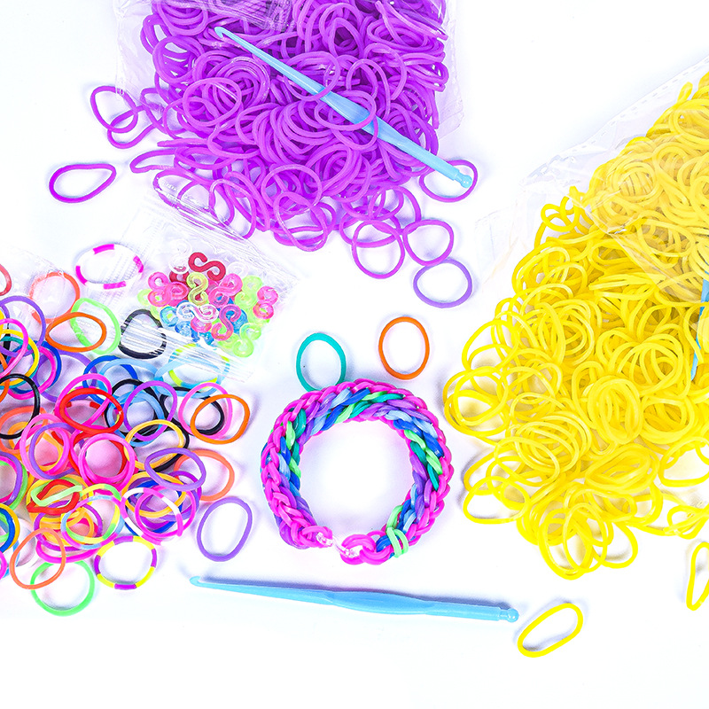 600 pieces Colorful Rubber Ban - đánh giá và giá Jewelry Making Techniques