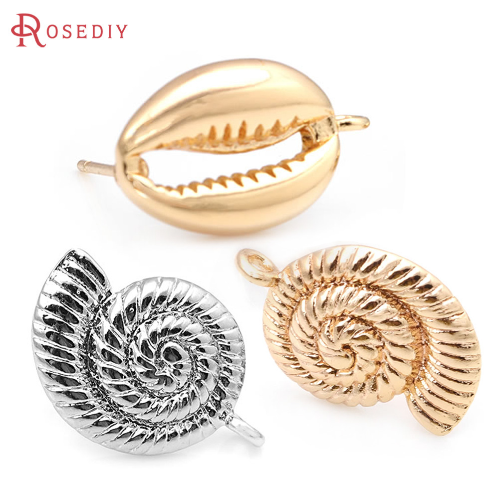 6PCS 18K Gold Color Brass Conc - đánh giá và giá Jewelry Making Set