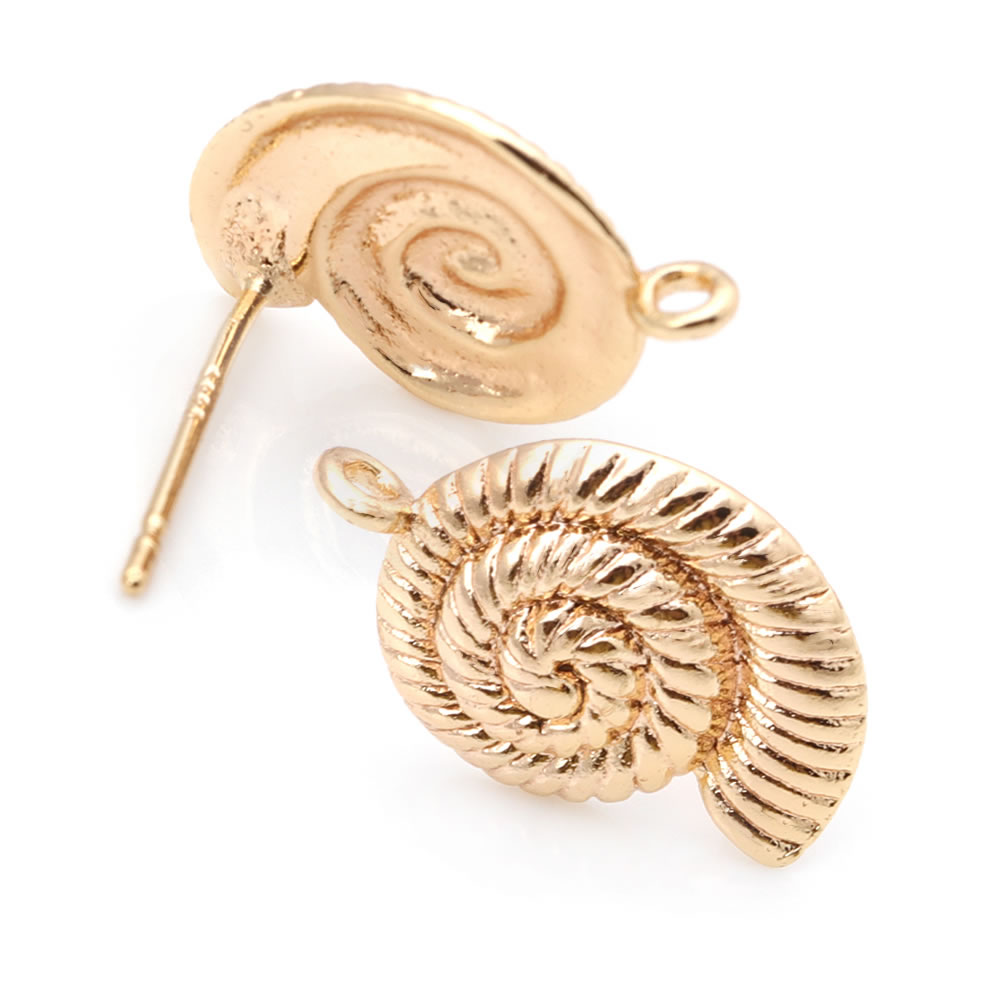 6PCS 18K Gold Color Brass Conc - đánh giá và giá Jewelry Making Set