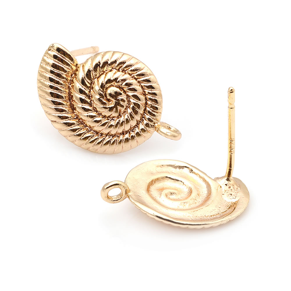 6PCS 18K Gold Color Brass Conc - đánh giá và giá Jewelry Making Set