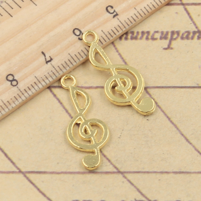 40pcs Charms Musical Note 26x1 - đánh giá và giá Jewelry Making Notes
