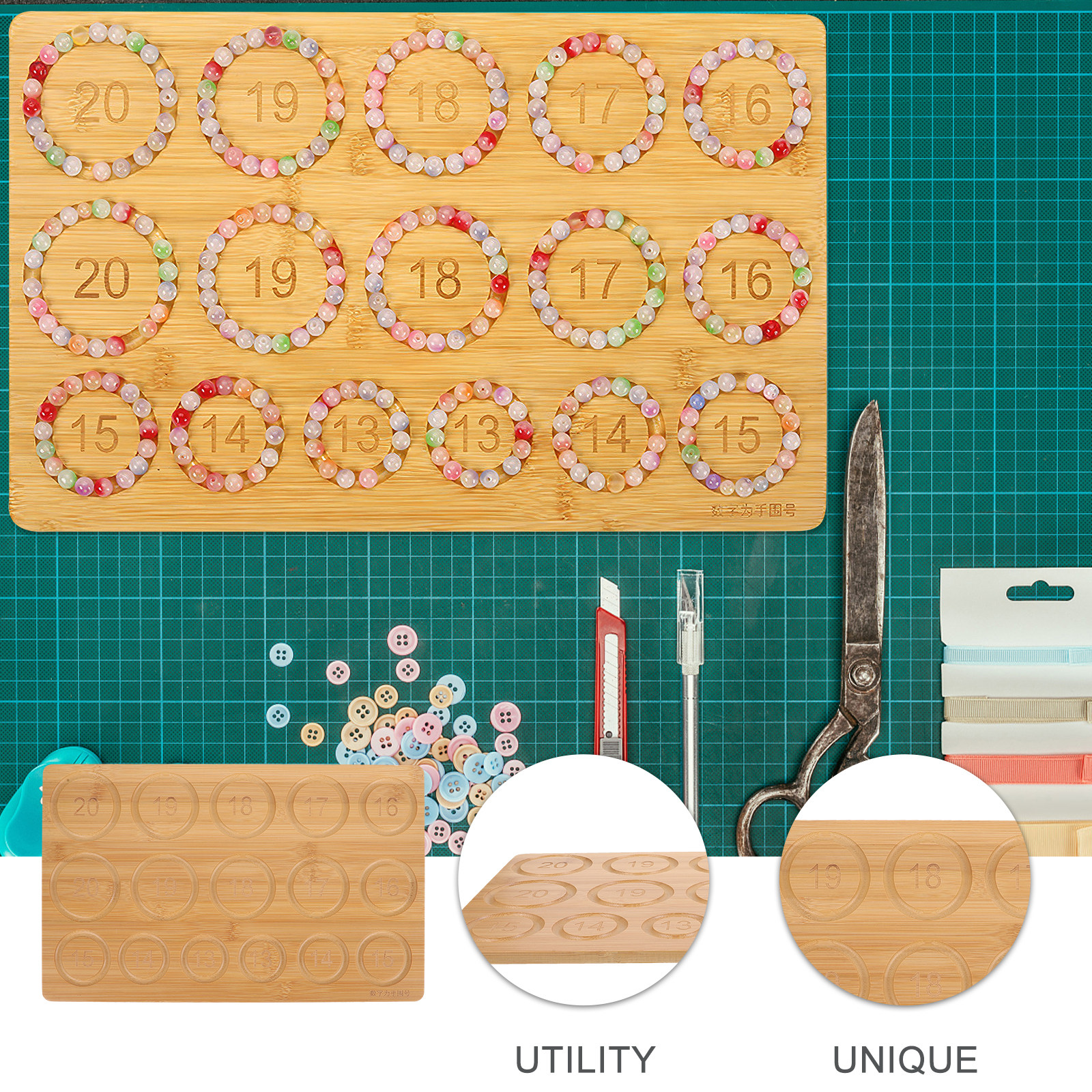 Stable Bead Design Board Tray  - đánh giá và giá Jewelry Making Bead
