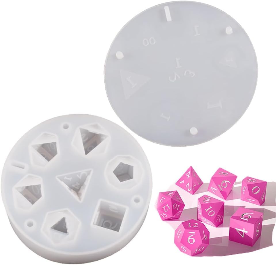DIY 7-Cavity Dice Molds - Shar - đánh giá và giá Making Custom Jewelry