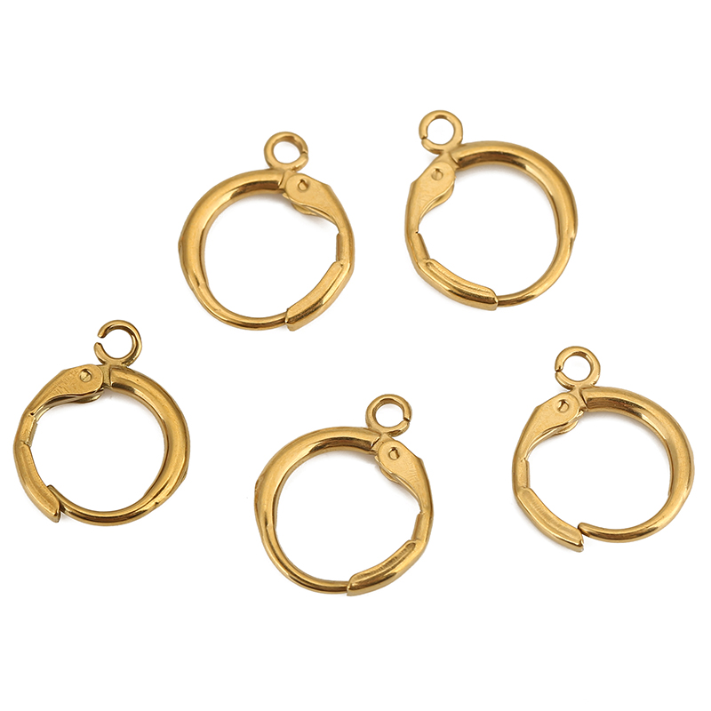 10pcs 12mm Hypoallergenic Earr - đánh giá và giá Jewelry Making Metal